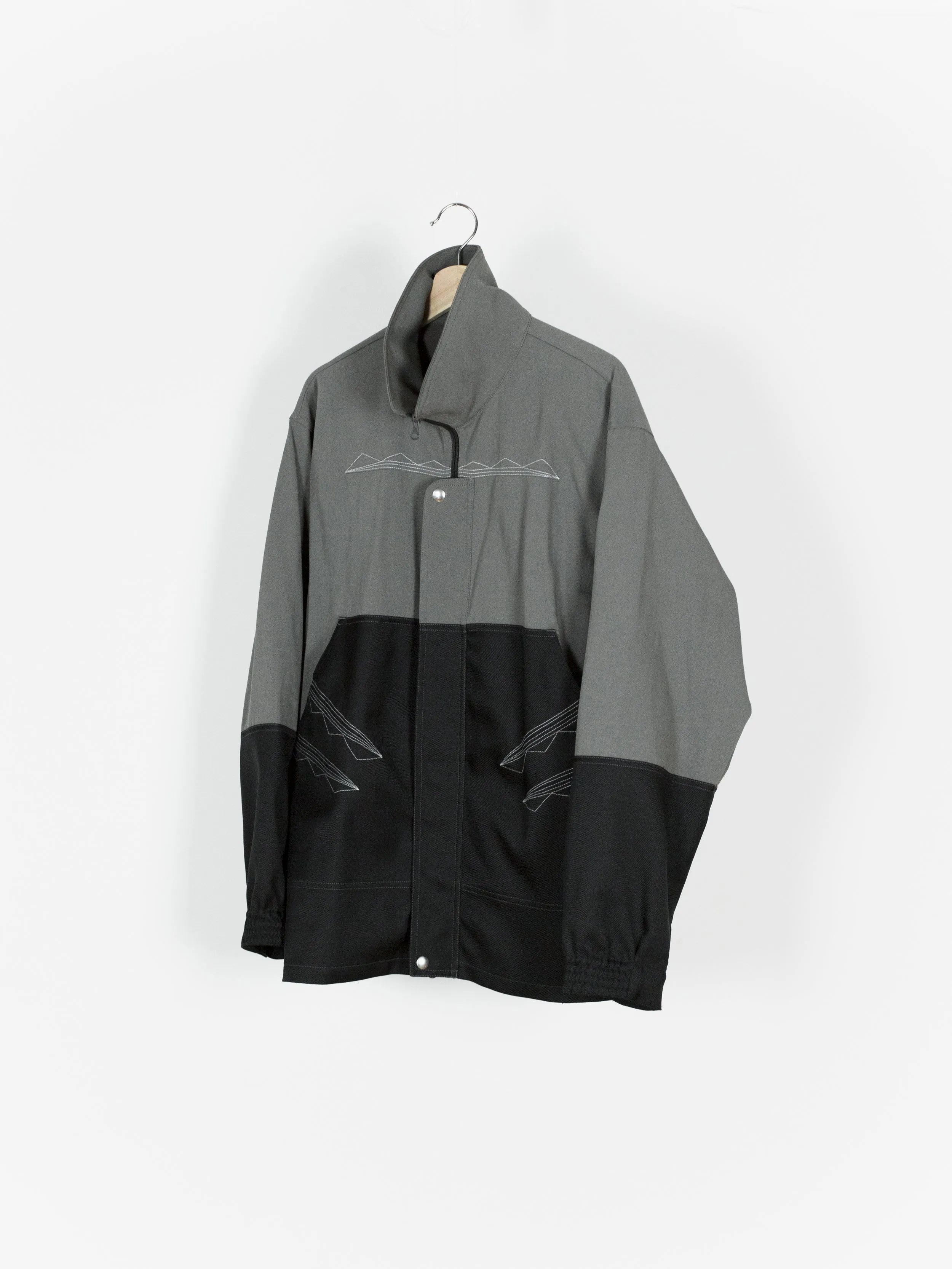 Kiko Kostadinov SS19 'Kutch' Zip Jacket - Two-Tone 00062019