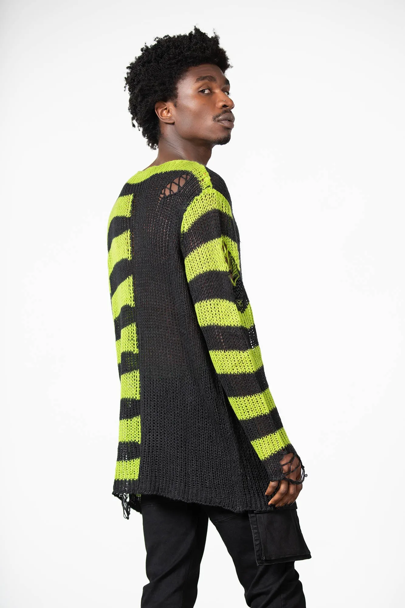 Knit Sweater in Acidic Colors - Shop Now