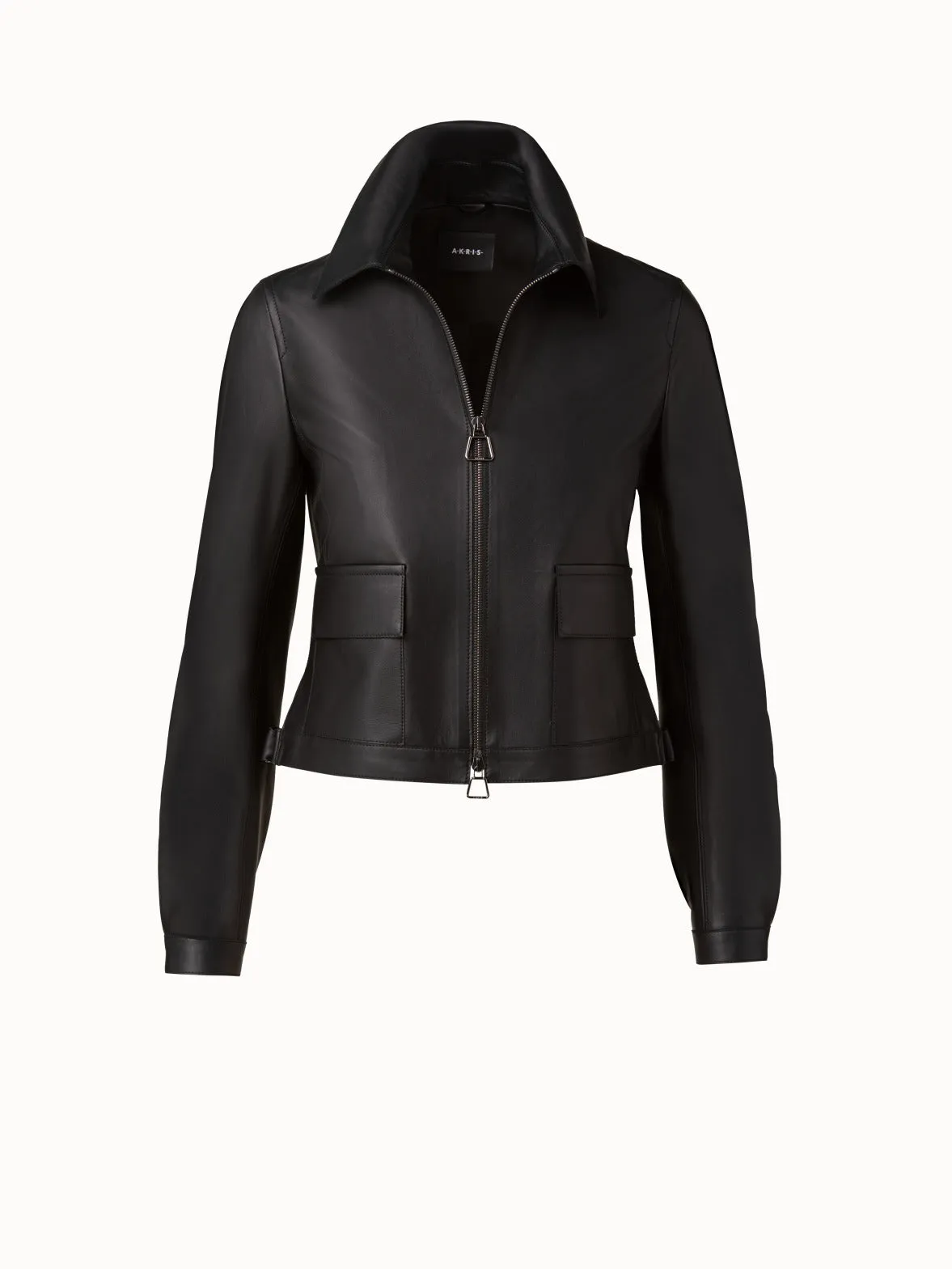 Lamb Leather Blouson Jacket
