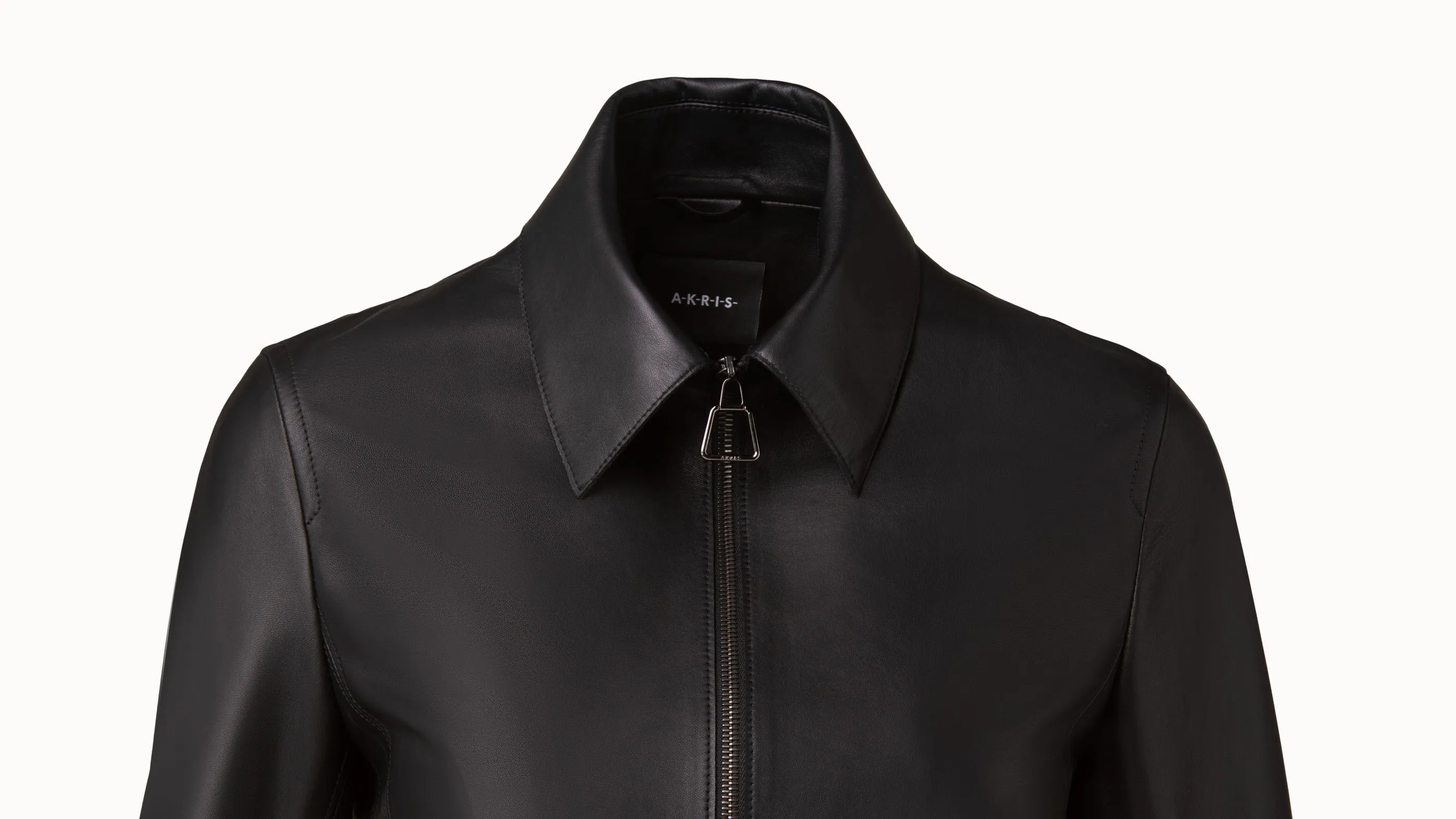 Lamb Leather Blouson Jacket
