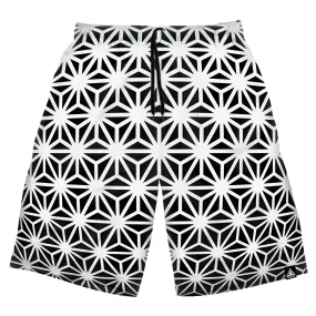 Light Shorts with Asanoha Pattern