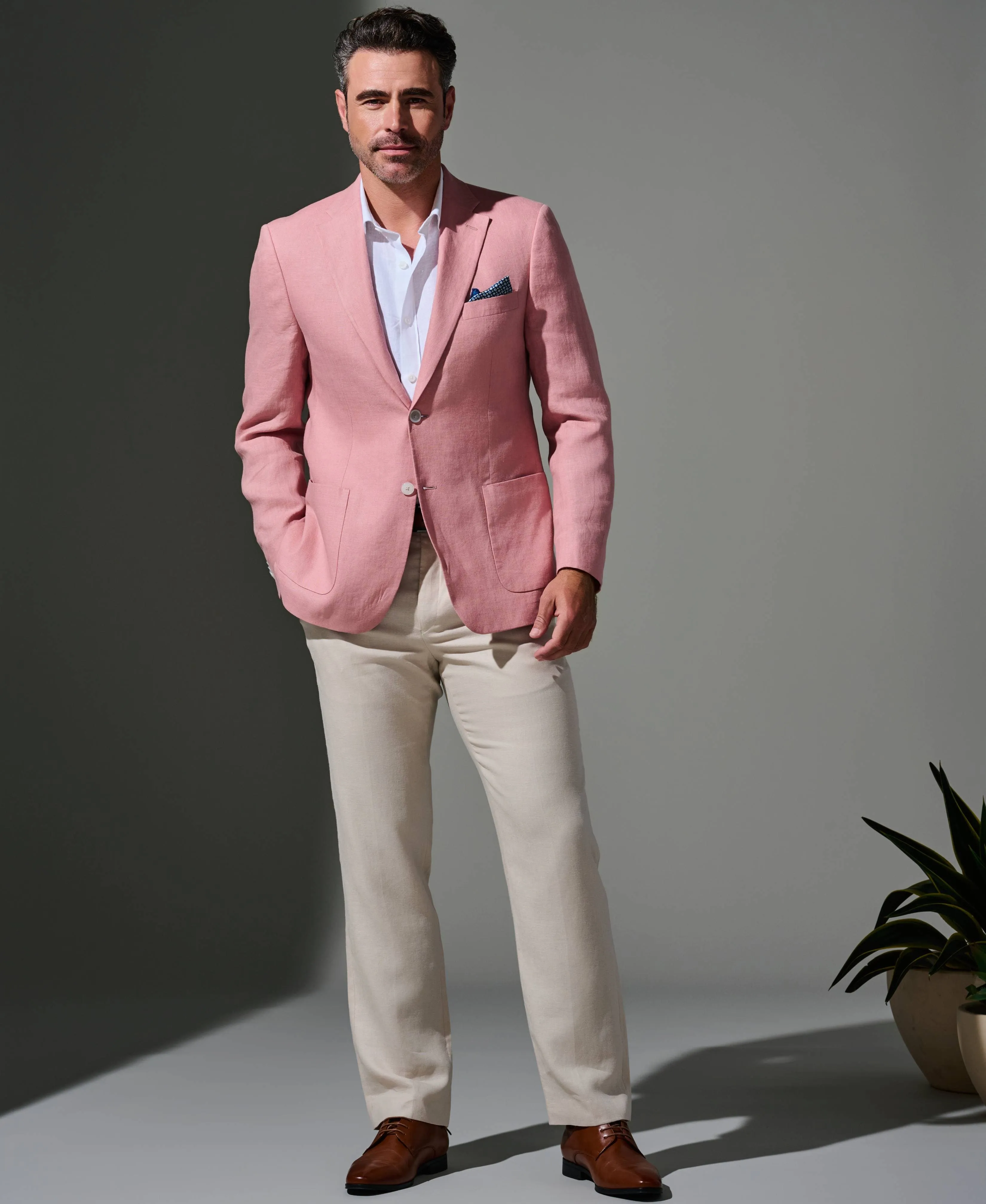 Linen Blazer - Shop Single-Breasted Sport Coat