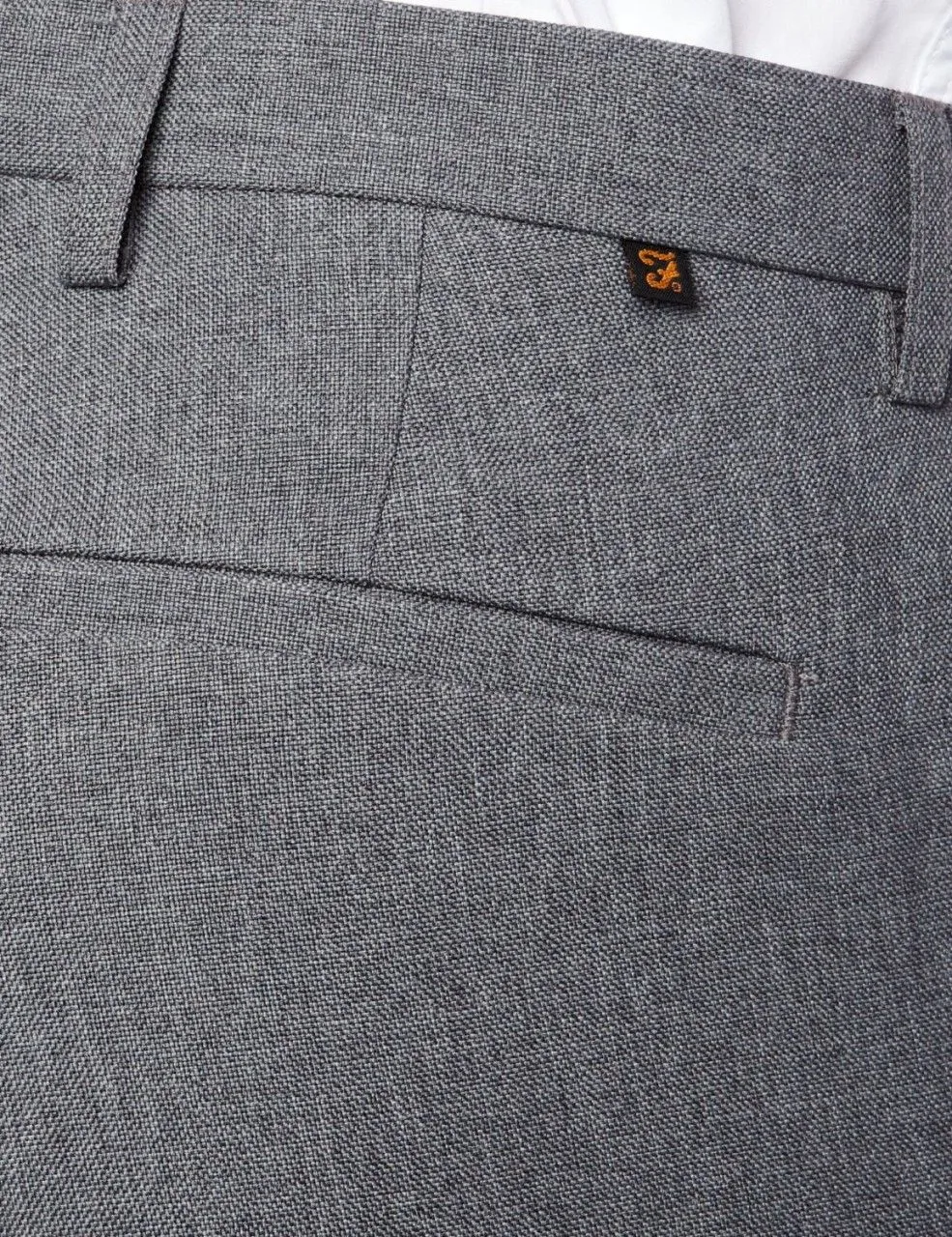 linen trousers in duckegg blue