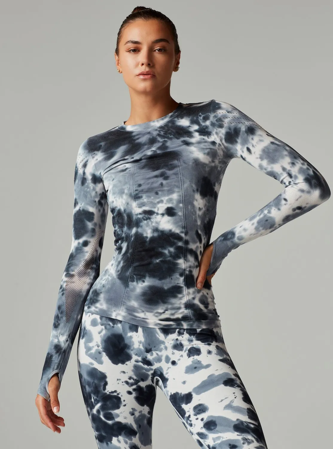 LS Magnetic Top - Gray Tie Dye - Final Sale