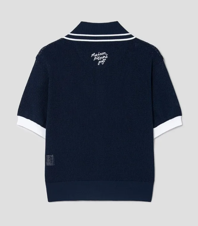 Maison Kitsuné Street Style Short Sleeve Logo Cardigans