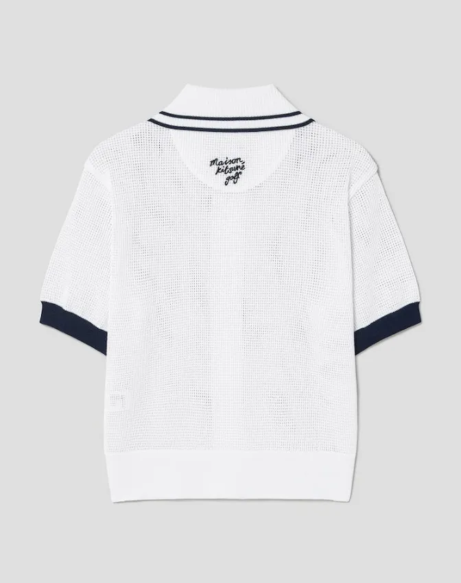 Maison Kitsuné Street Style Short Sleeve Logo Cardigans