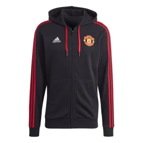 Manchester United adidas Full-Zip Hoodie - Red