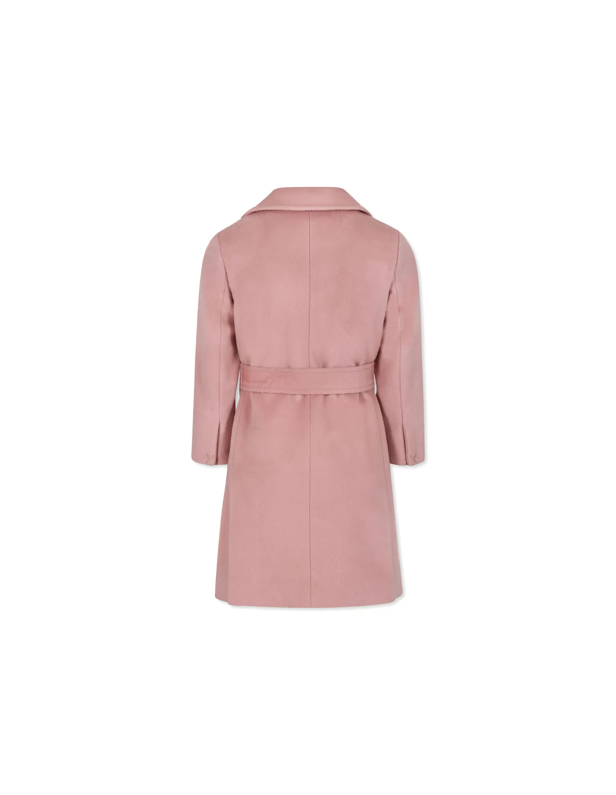 MAX&CO. KIDS Pink Wool Runaway Coat