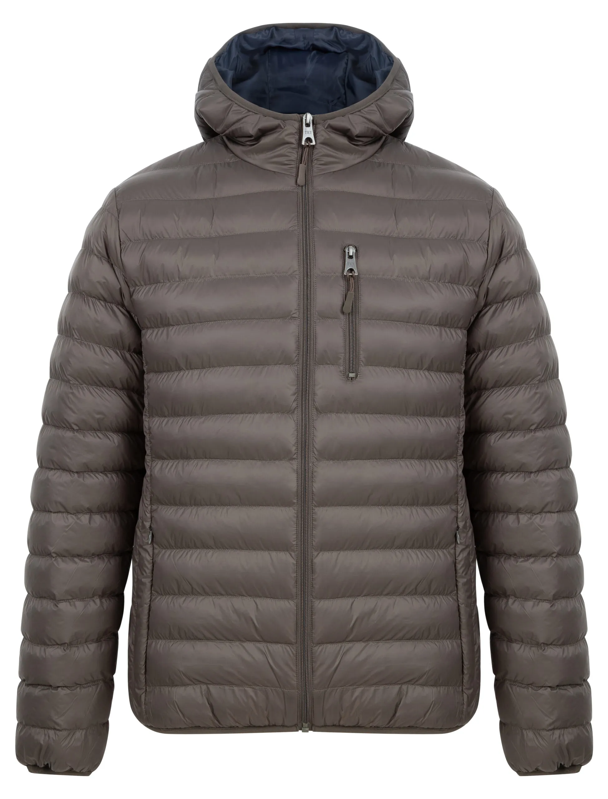 Men's Quilted Padded Puffer Jacket with Hood