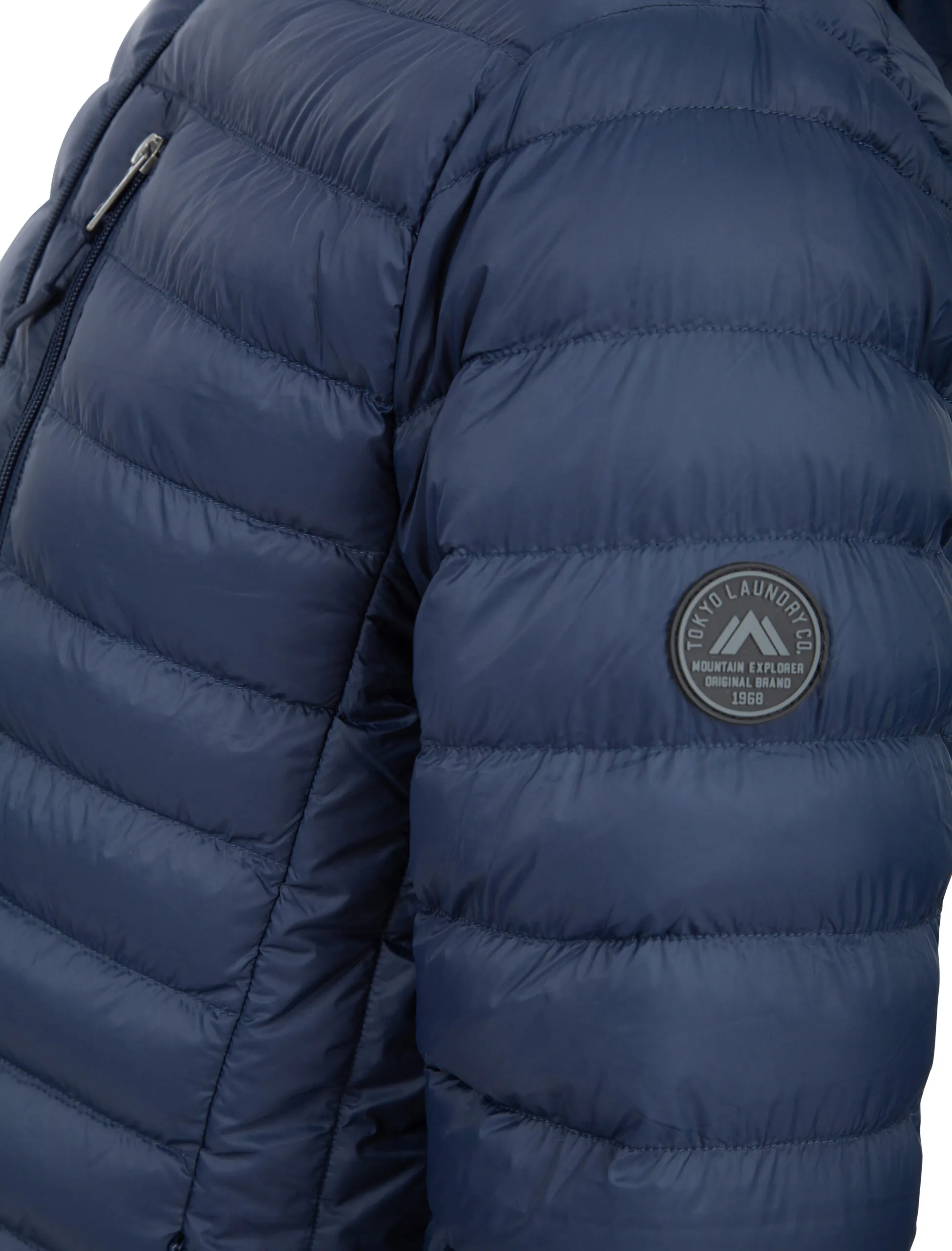 Men's Quilted Padded Puffer Jacket with Hood