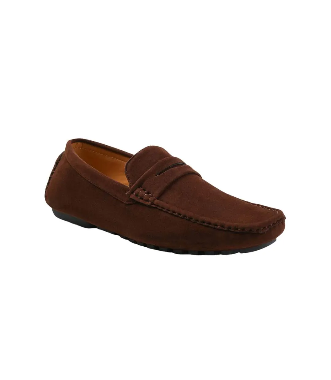 Where's That From Men's Alex Suede Driving Shoes in Brown