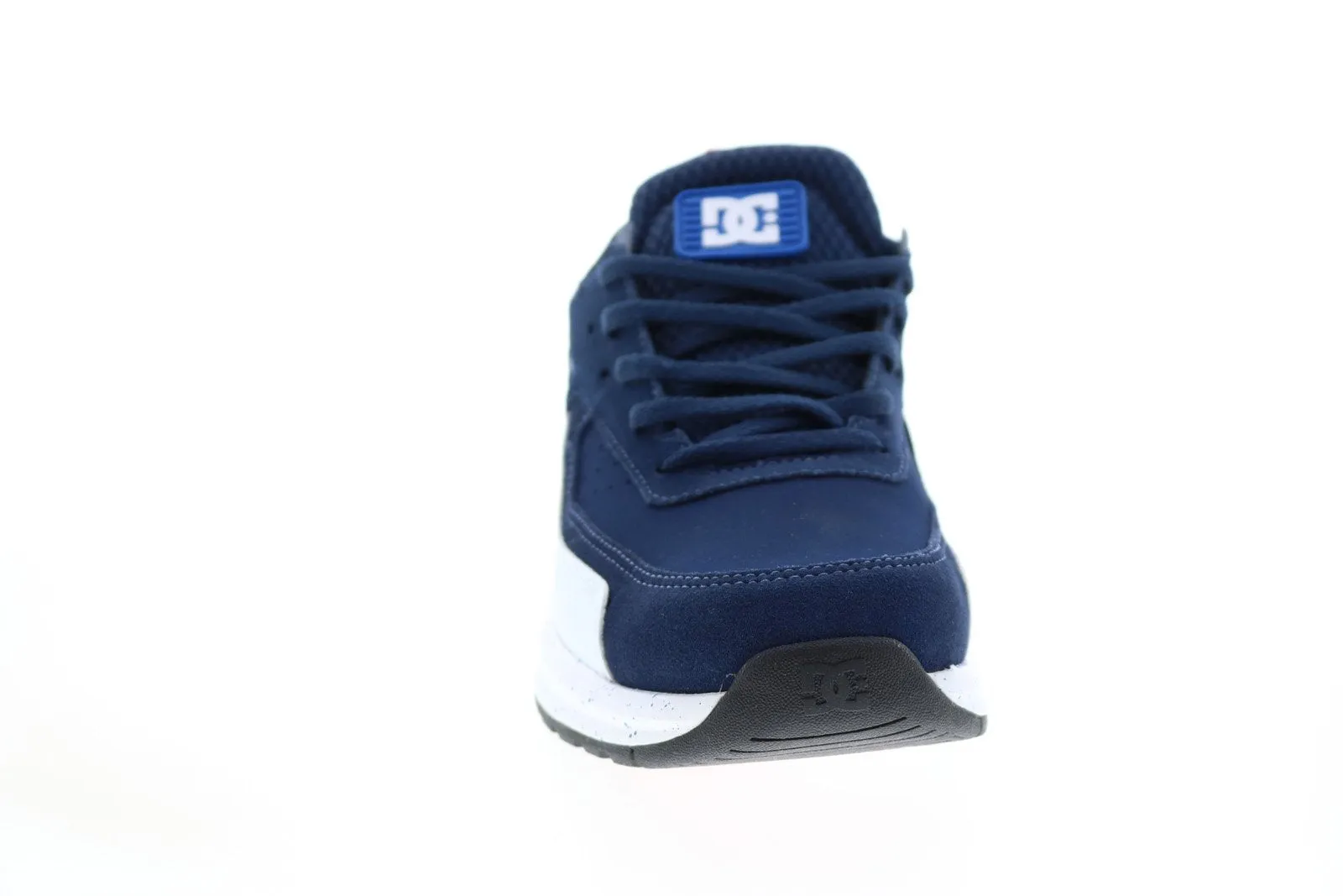 Mens Blue Nubuck Skate Inspired Sneakers Shoes