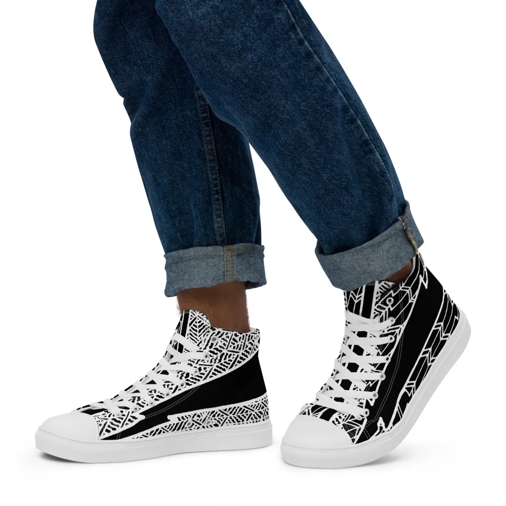 Mens Bullcreek Lightning Canvas High Tops