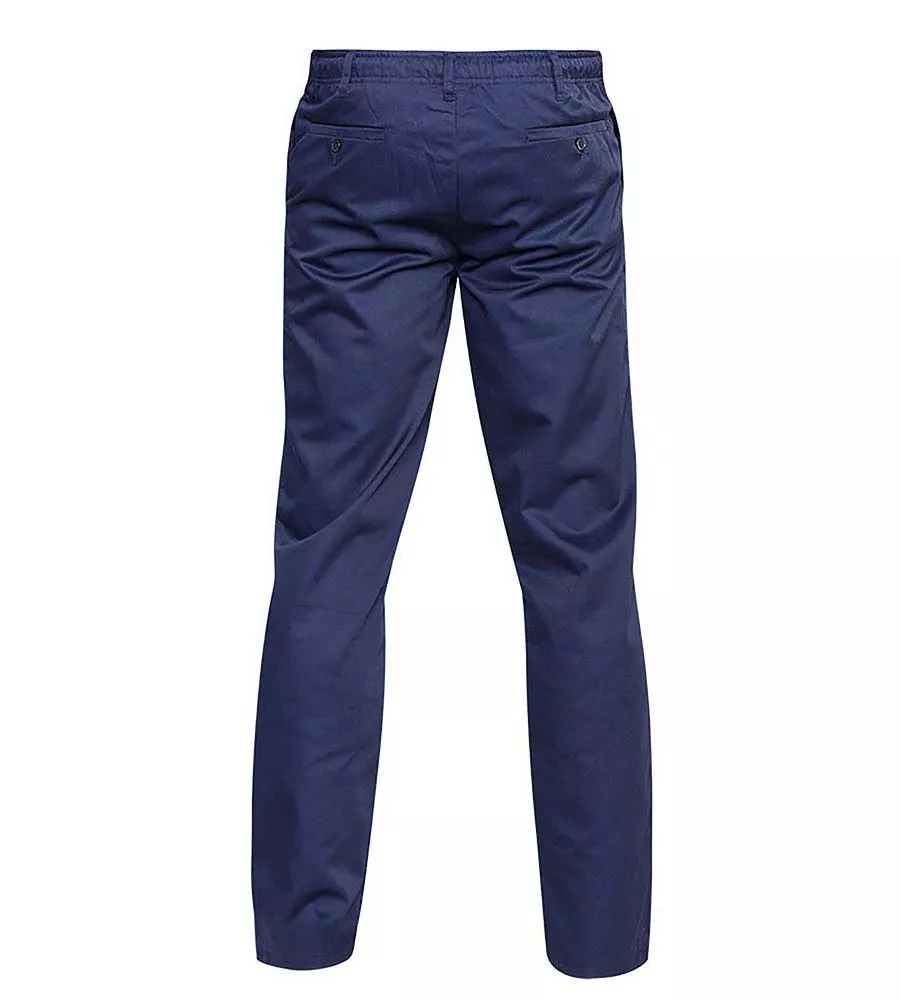 Men's Navy Elasticated Waist Rugby Pants