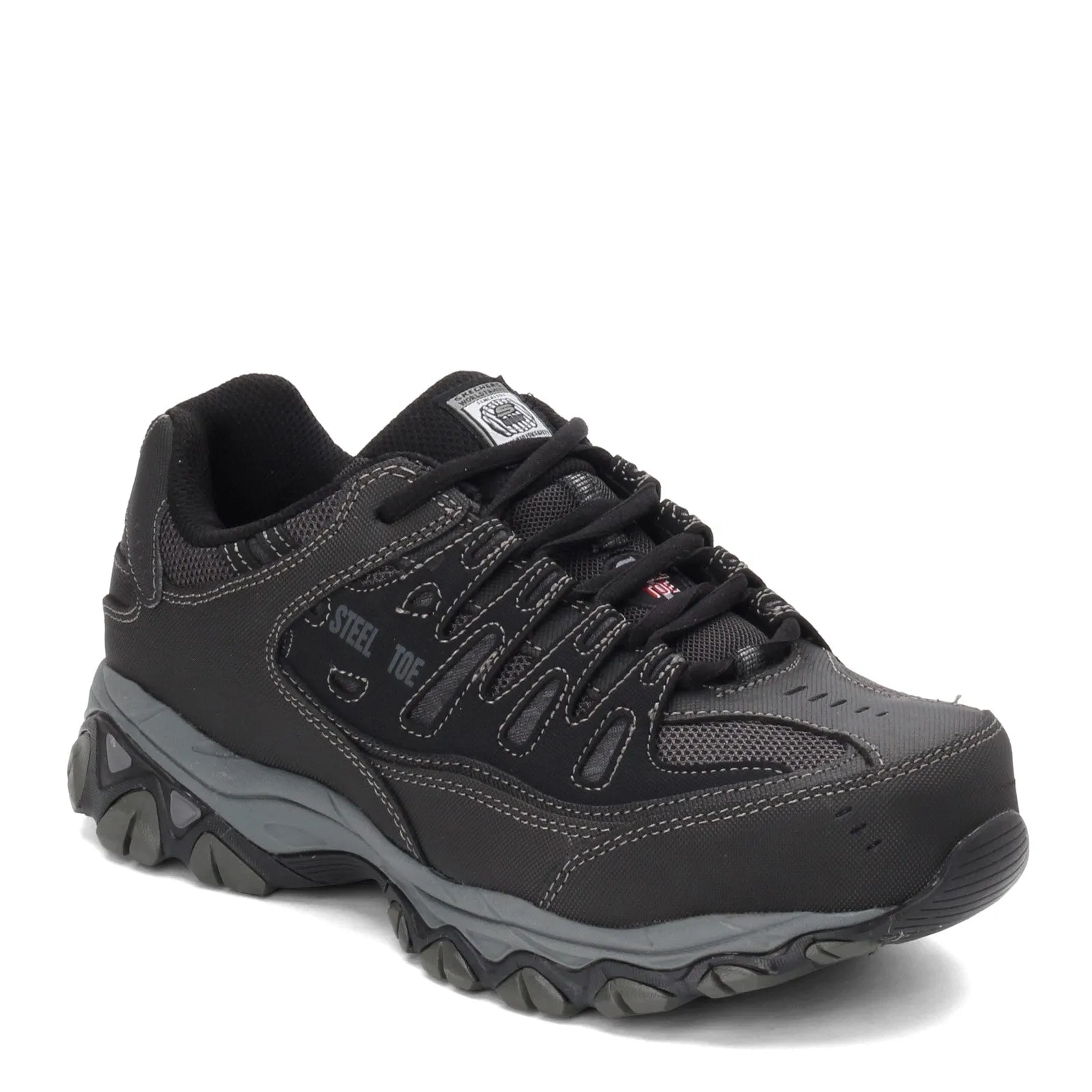 Men's Skechers Cankton ST Work Shoe - Wide Width, Relaxed Fit