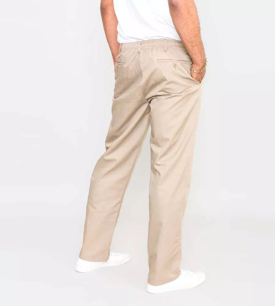 Men's Stone Elasticated Waist Rugby Pants