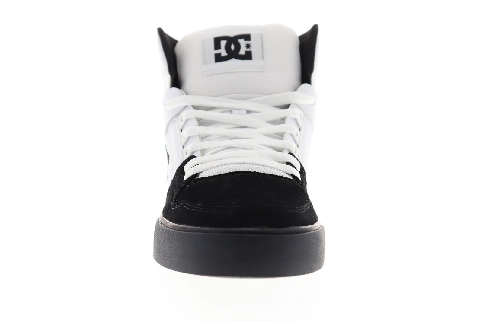 Men's White Suede Skate High Top Shoes - DC Pure High Top WC ADYS400043