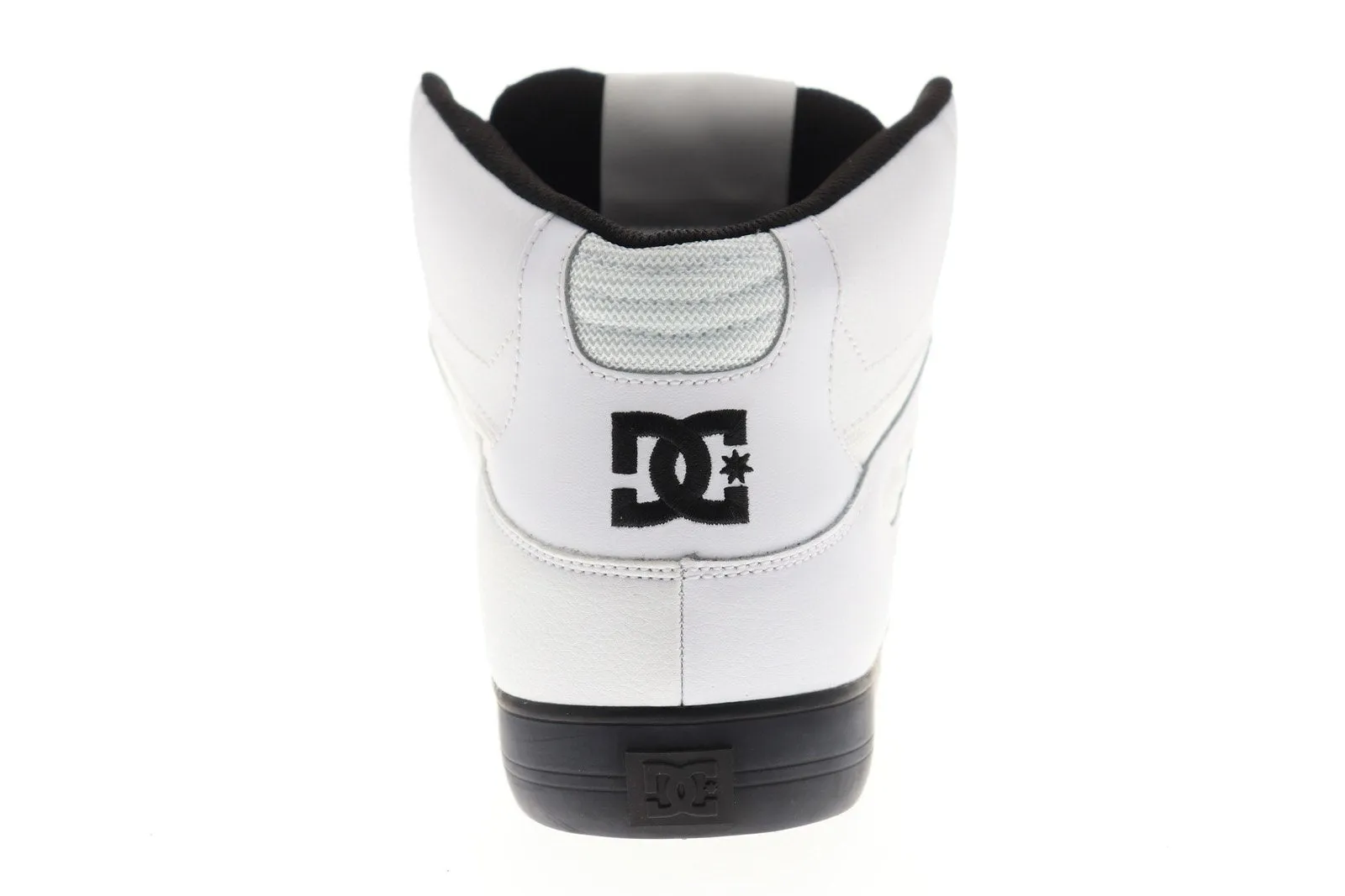 Men's White Suede Skate High Top Shoes - DC Pure High Top WC ADYS400043