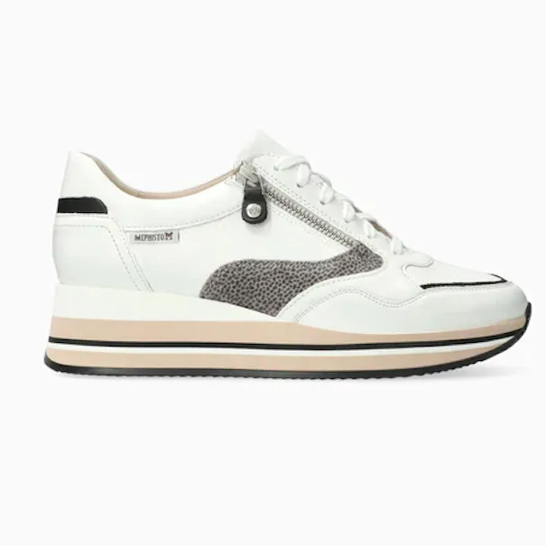 Mephisto Women's Olimpia Sneaker White Silk Purchase