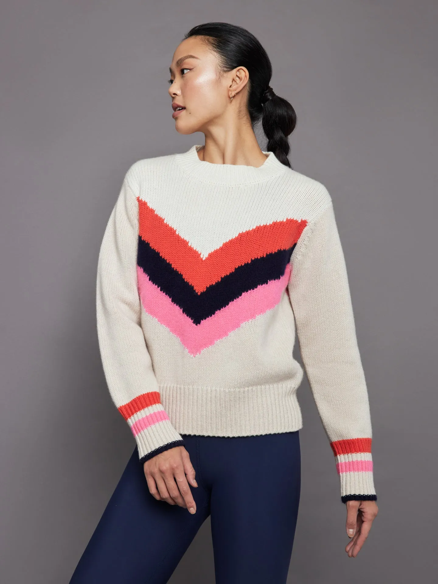 Milky Way Cabin Sweater Chevron