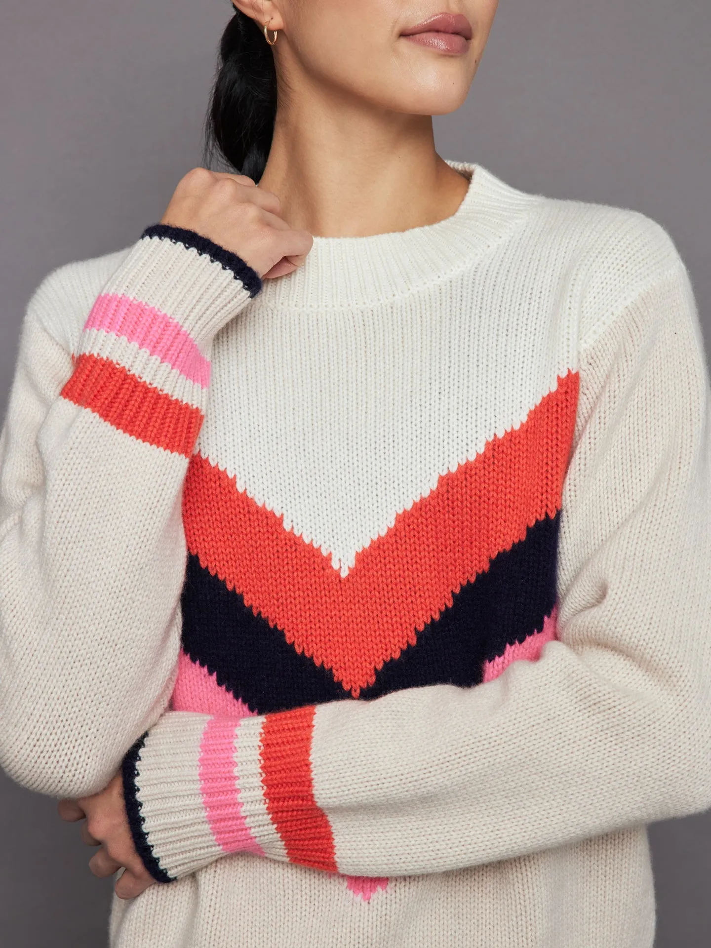 Milky Way Cabin Sweater Chevron