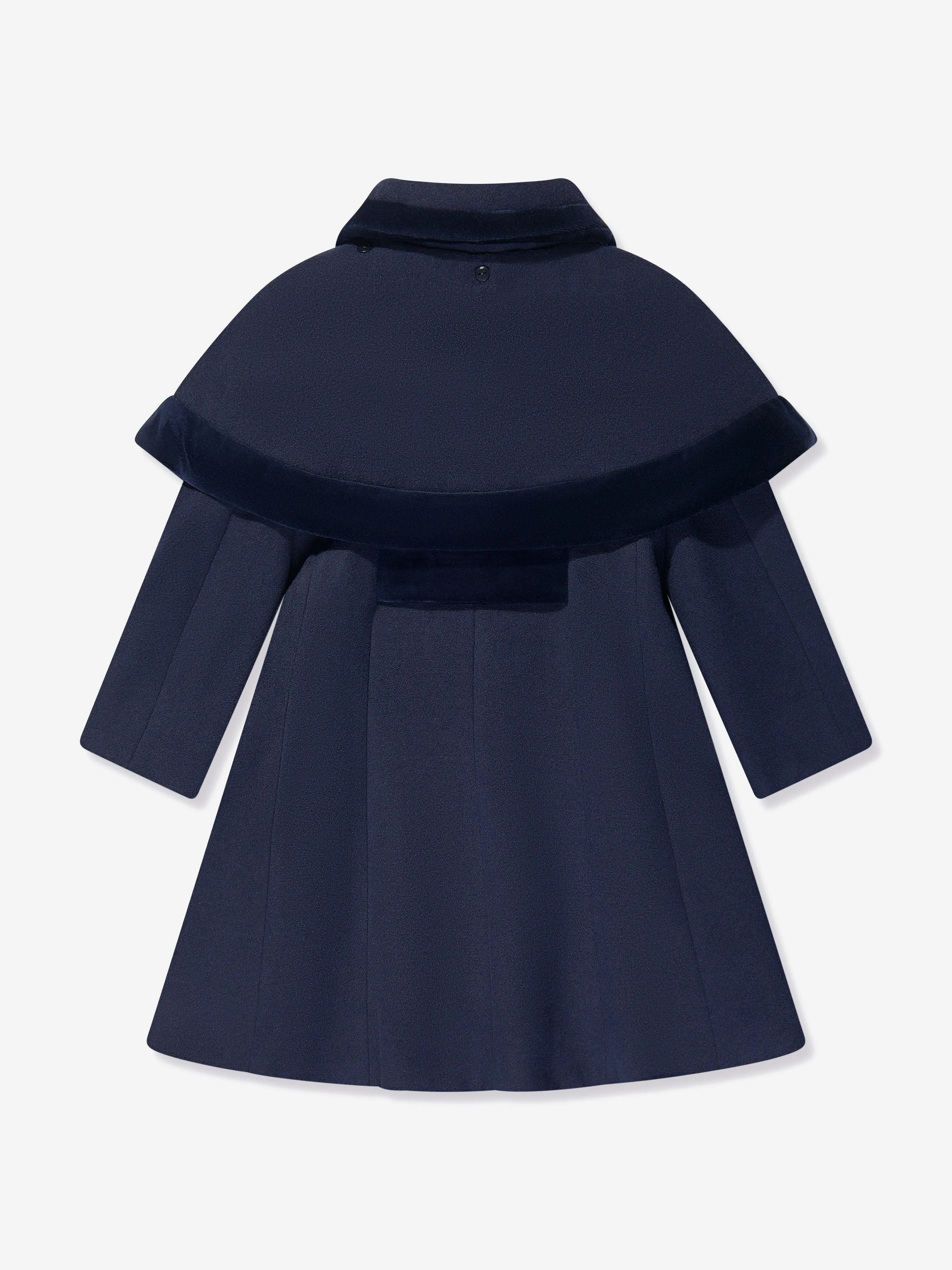 Navy Blue Patachou Girls Classic Coat