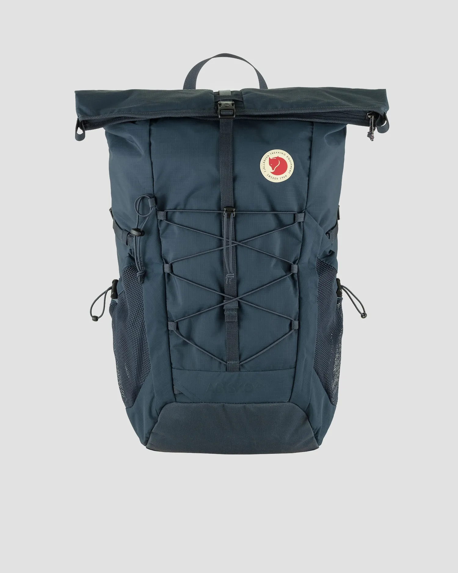 Navy blue trekking backpack Fjallraven Abisko Hike Foldsack 25L  f27222-560