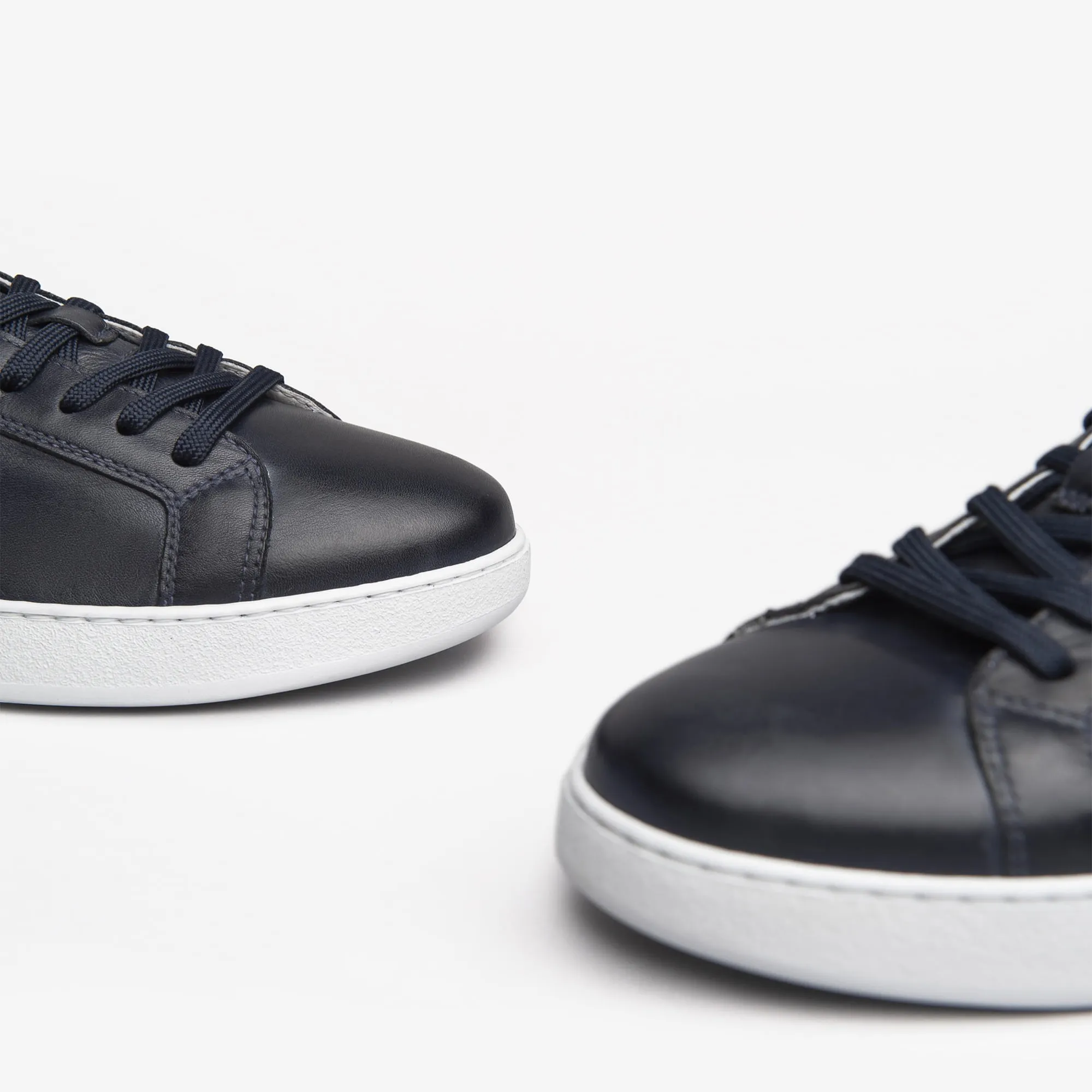 NeroGiardini Men’s Navy Leather Sneaker