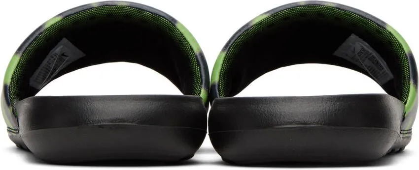 Black & Green Nike Victori One Sandals