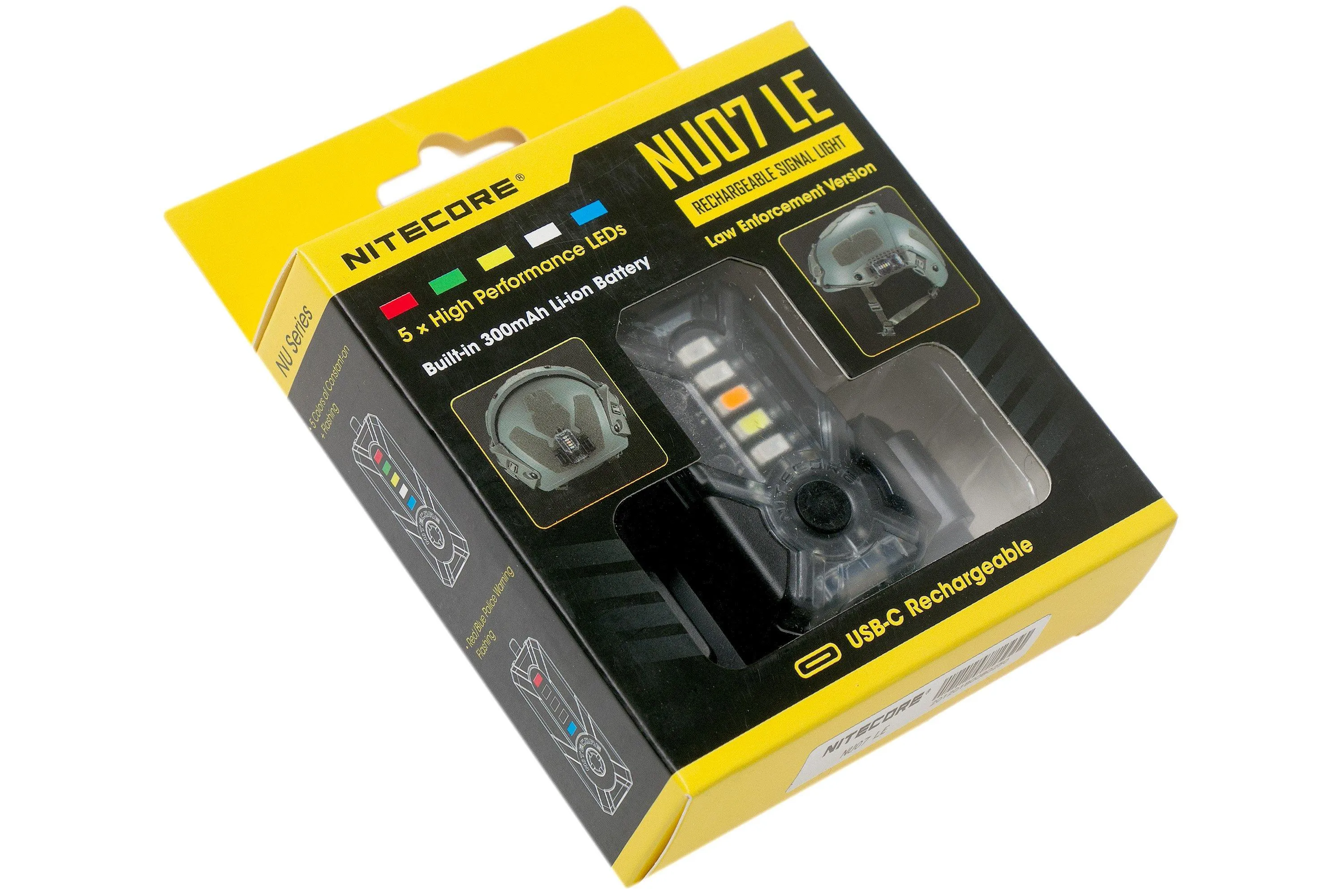 Nitecore NU07 LE, signal light with five colours