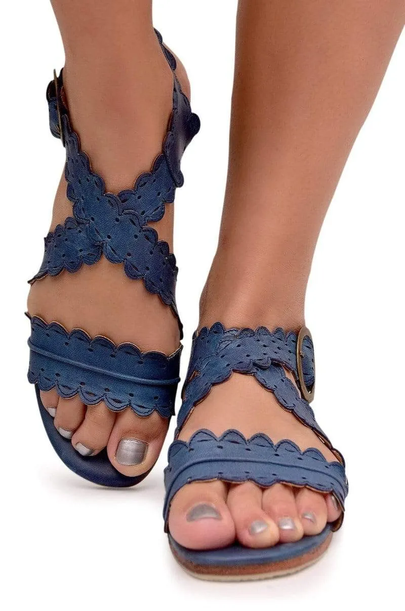 Nordic Blue Mermaid Sandals