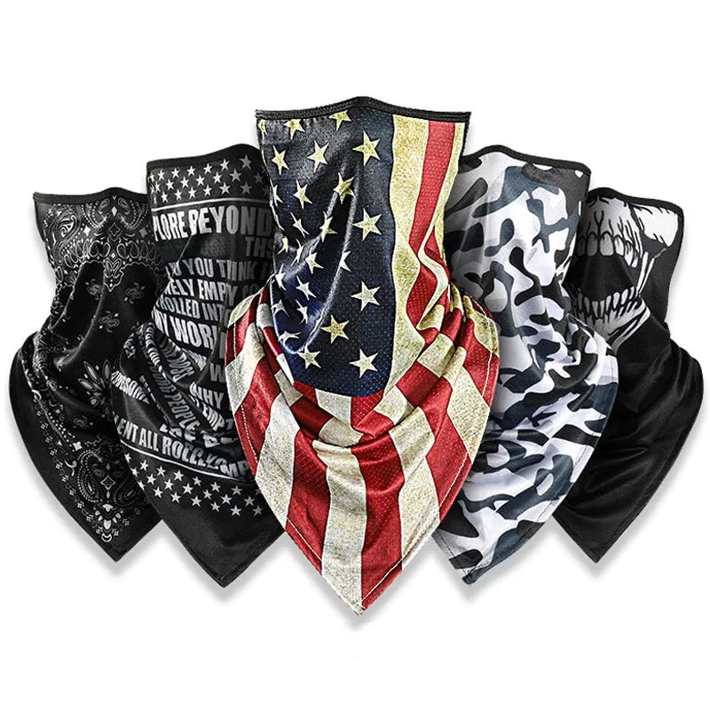 Variety Print Outdoor Scarf Mask | Head Bandanas for Men and Women