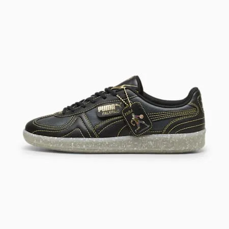 PUMA Palermo Unisex Sneakers in Black and Gray