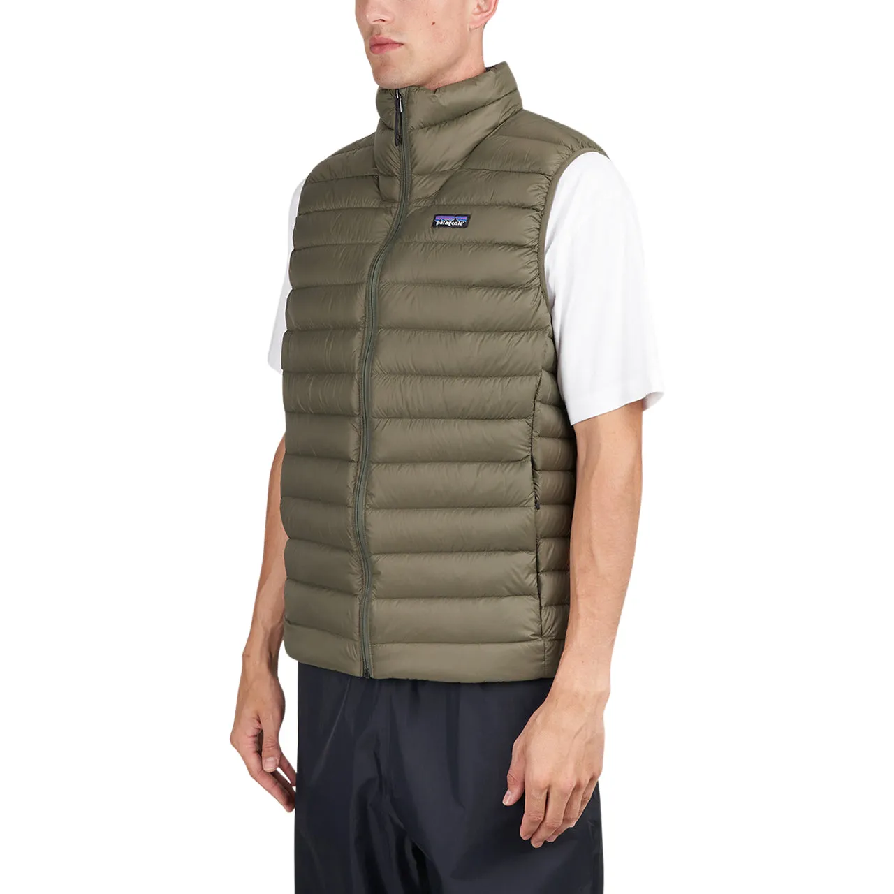 Patagonia Olive Down Sweater Vest