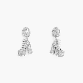 Pave Kiki Boot Earrings - Shop Now