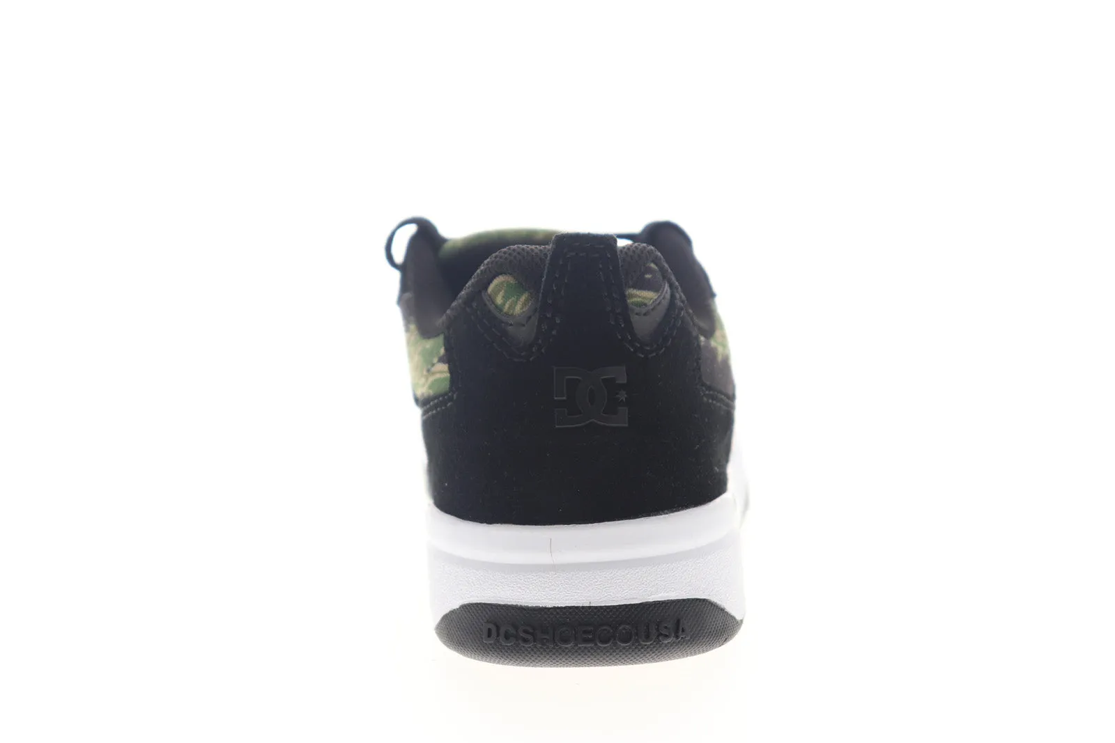 Penza Black Suede Camo Skate Sneakers for Men by DC - ADYS100550