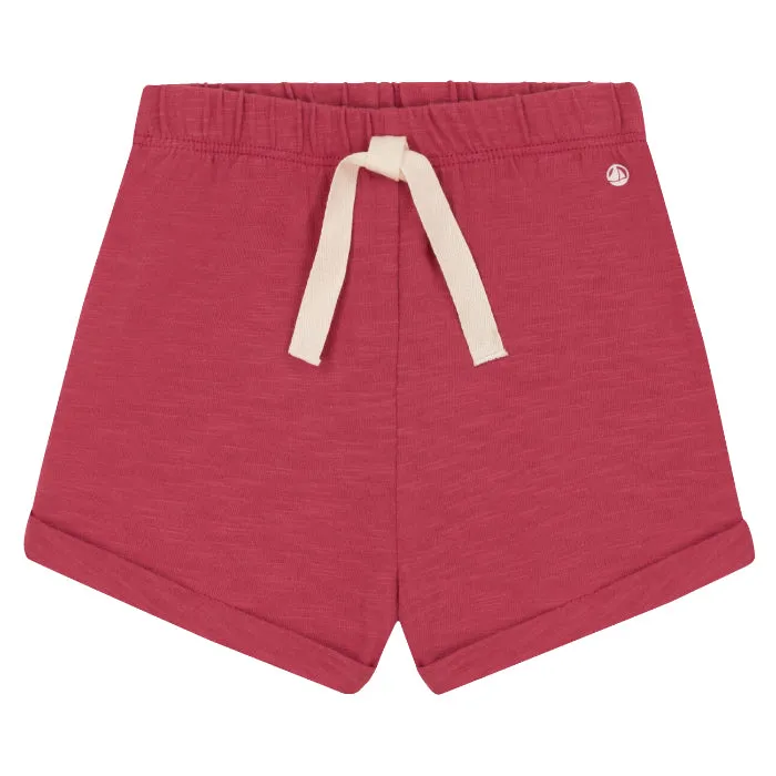 Pink Papi Baby Shorts by Petit Bateau