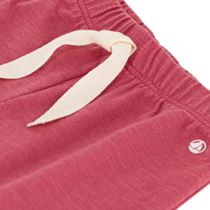 Pink Papi Baby Shorts by Petit Bateau