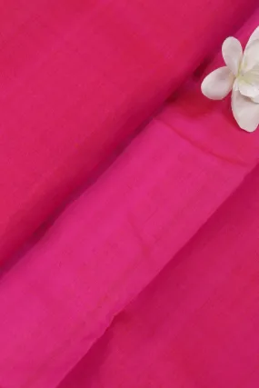 Pink Pure Silk Fabric - Soft & Luxurious Quality - 1 Meter Length