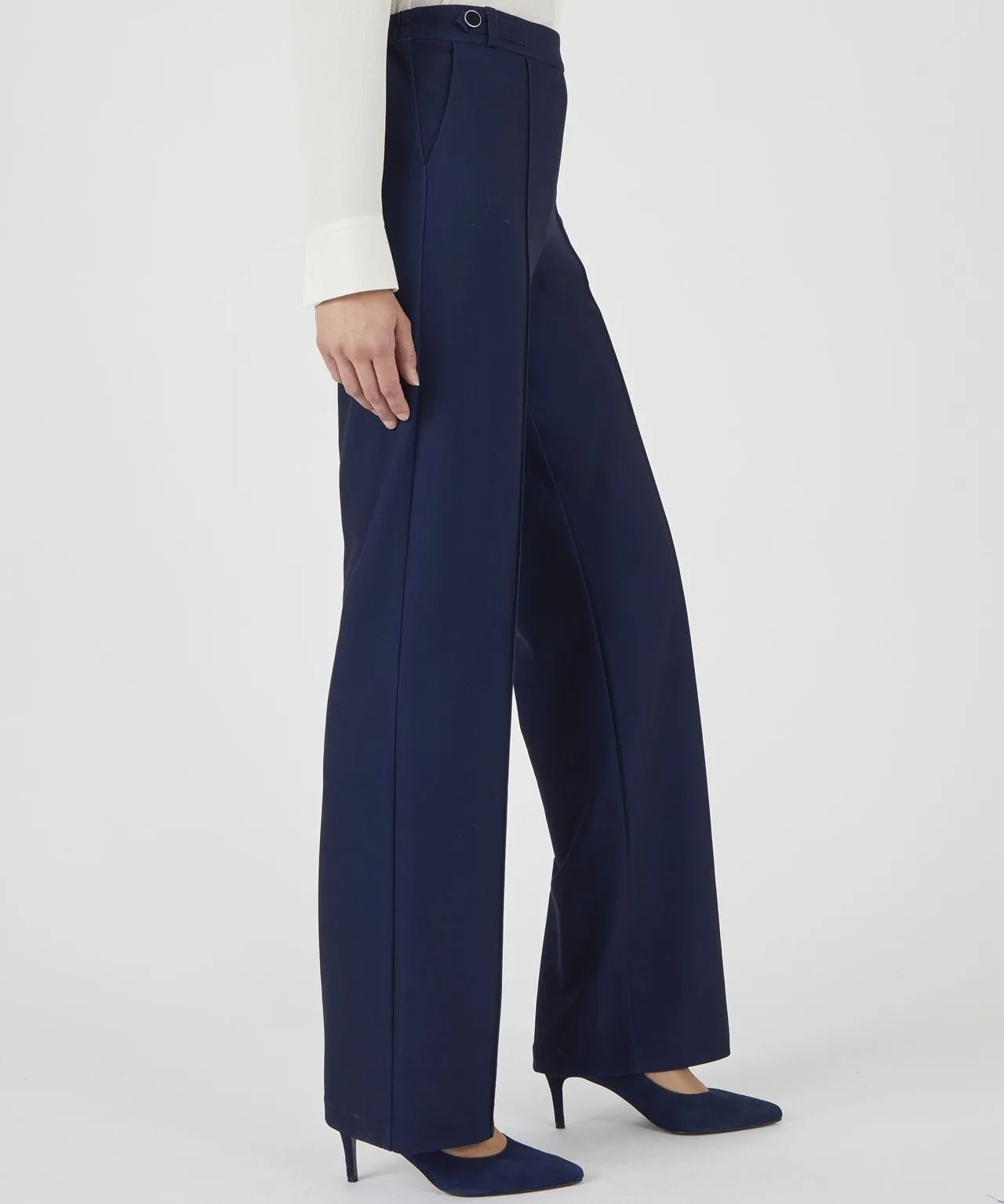 Pull-On Knitted Trousers