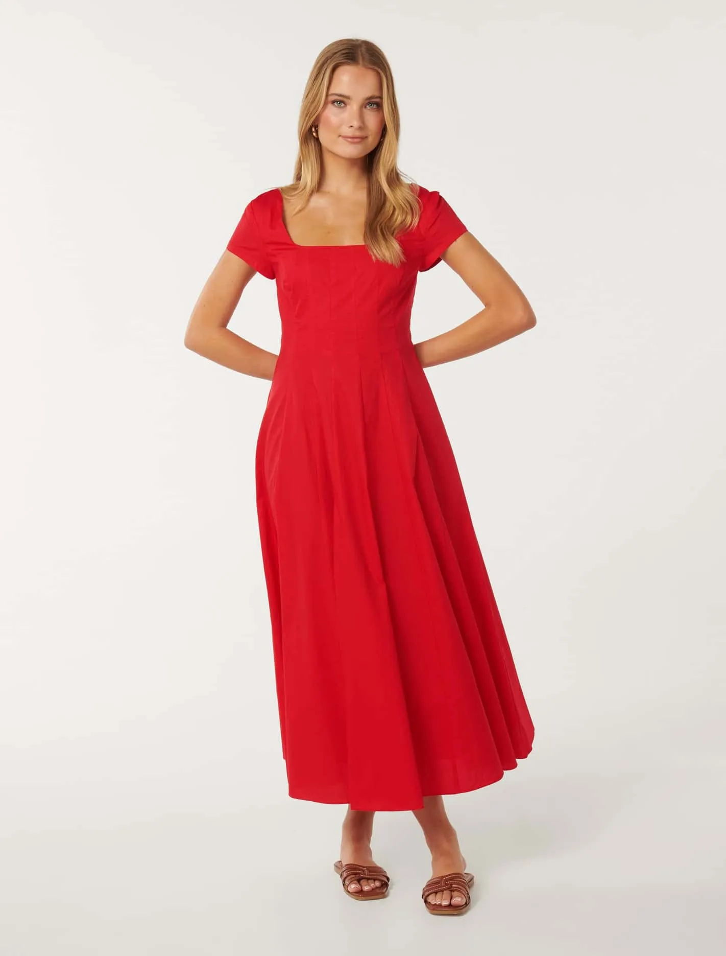 Raleigh Cap Sleeve Midi Dress -> Cap Sleeve Midi Dress from Raleigh