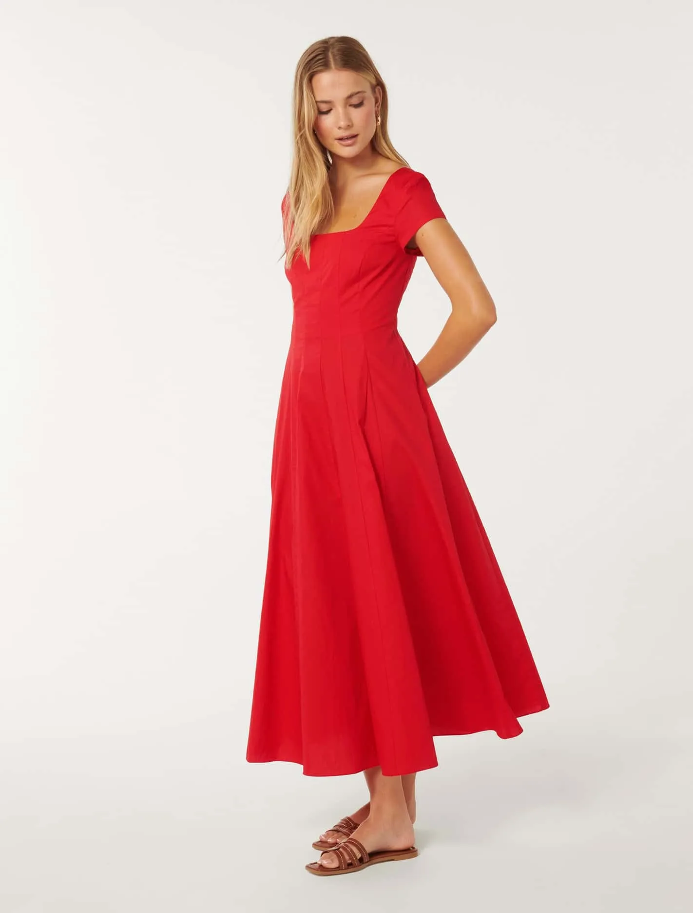 Raleigh Cap Sleeve Midi Dress -> Cap Sleeve Midi Dress from Raleigh