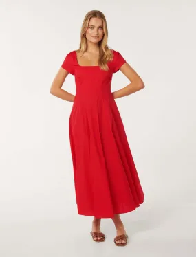 Raleigh Cap Sleeve Midi Dress -> Cap Sleeve Midi Dress from Raleigh