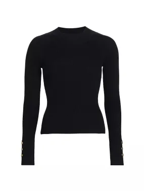 Ribbed Mock Neck Sweater in Kassandra Style