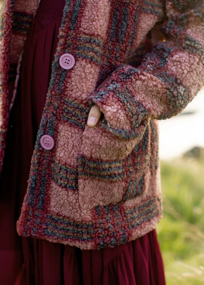 Rose Plaid Gertrude Coat