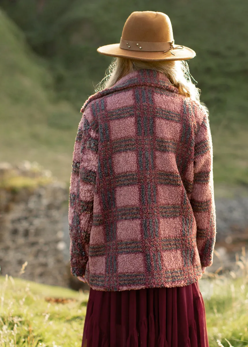 Rose Plaid Gertrude Coat