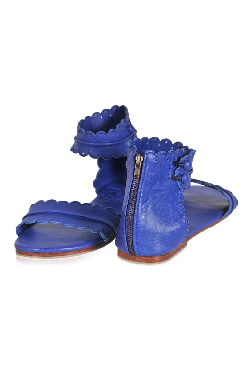 Royal Blue Midsummer Sandals