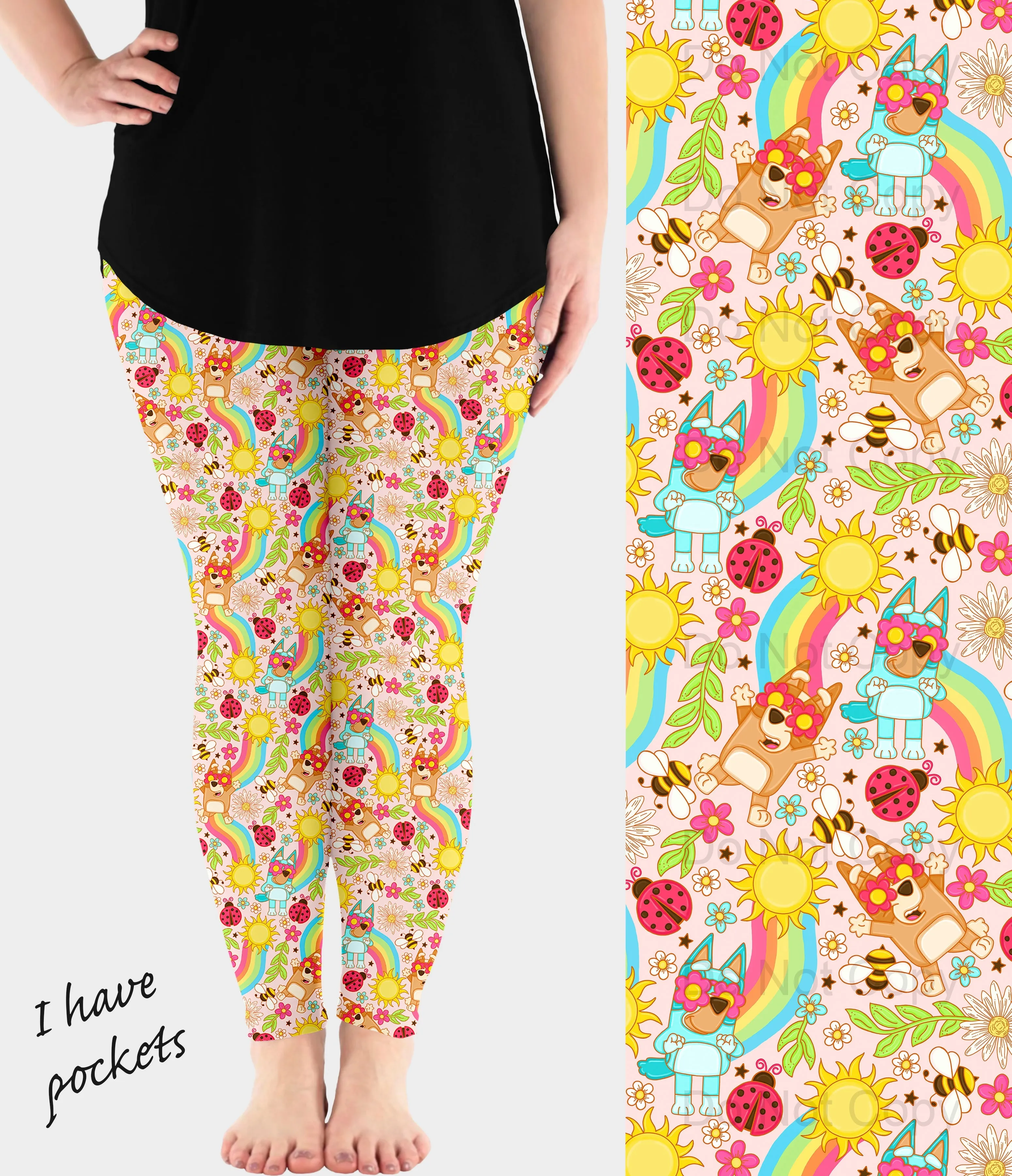 RTS - Summer Leggings with Pockets