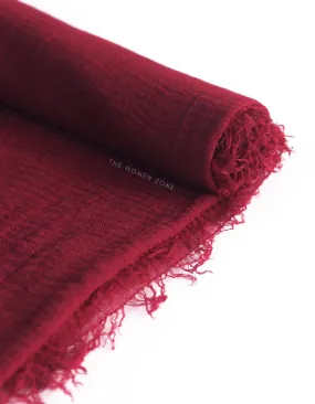 Ruby Crinkle Hijab