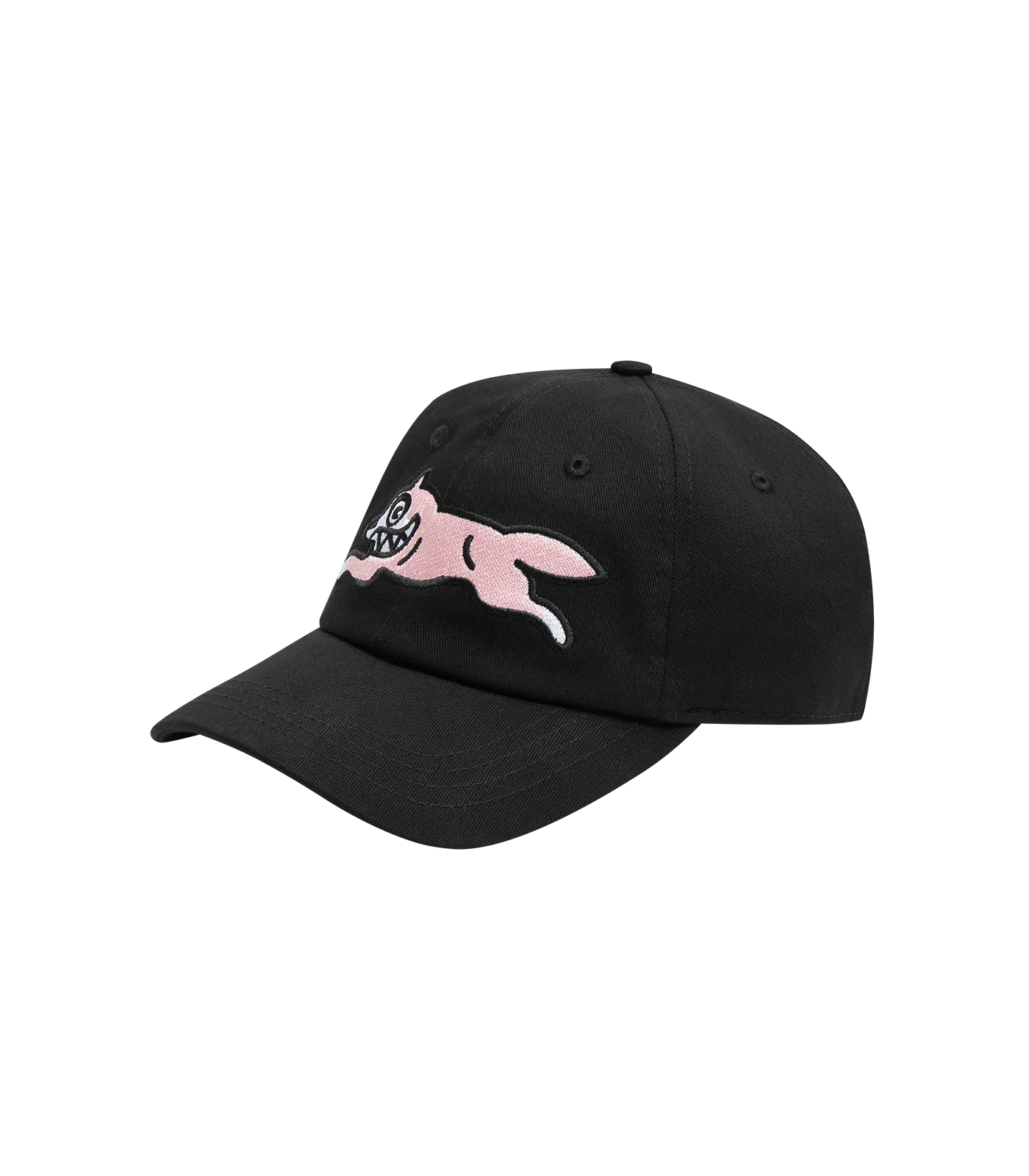 Black Running Dog Baseball Hat